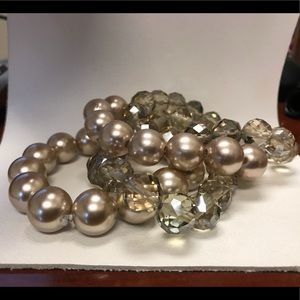 Set of 4 beaded bracelets....